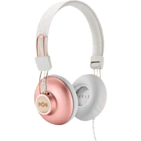 House Of Marley Positive Vibration 2 Wired Over Ear Headphones - Pink House Of Marley