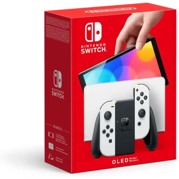 Nintendo Switch Oled 64GB White Portable Games Console Nintendo
