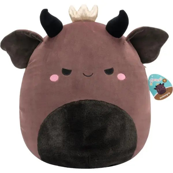 Squishmallows Original 16" Ambergris Burgundy Goblin King Plush Toy Collectible - New Squishmallows
