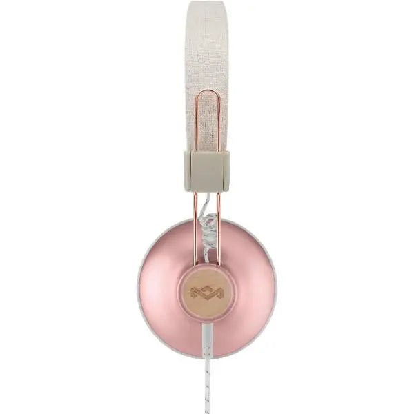 House Of Marley Positive Vibration 2 Wired Over Ear Headphones - Pink House Of Marley