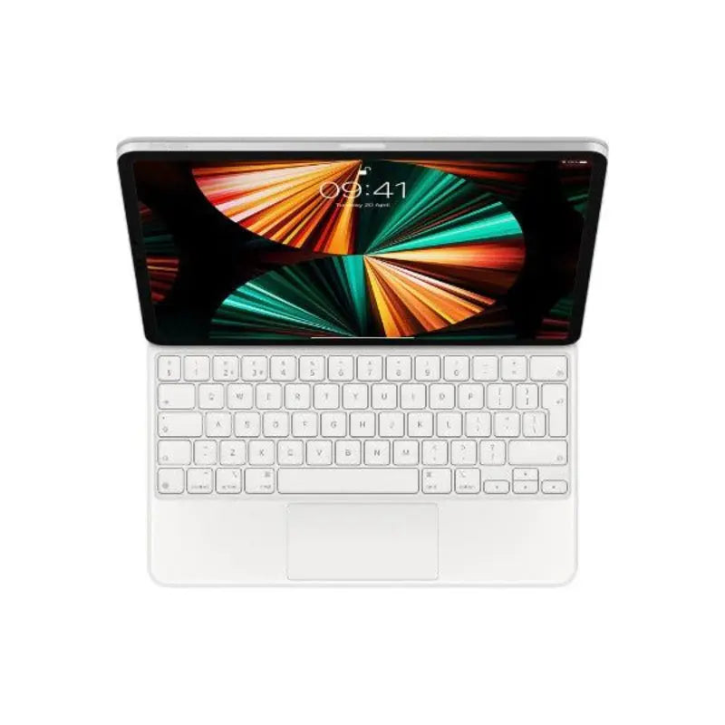 Apple iPad Magic Keyboard iPad Pro 12.9 3rd -6th + iPad Air 13 Generation British - White - Refurbished Apple