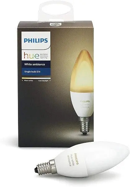 Philips Hue Ampoule White Ambiance, E14, BT