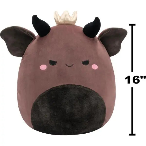 Squishmallows Original 16" Ambergris Burgundy Goblin King Plush Toy Collectible - New Squishmallows