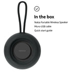 Nokia Portable Wireless Speaker - Black - New Nokia
