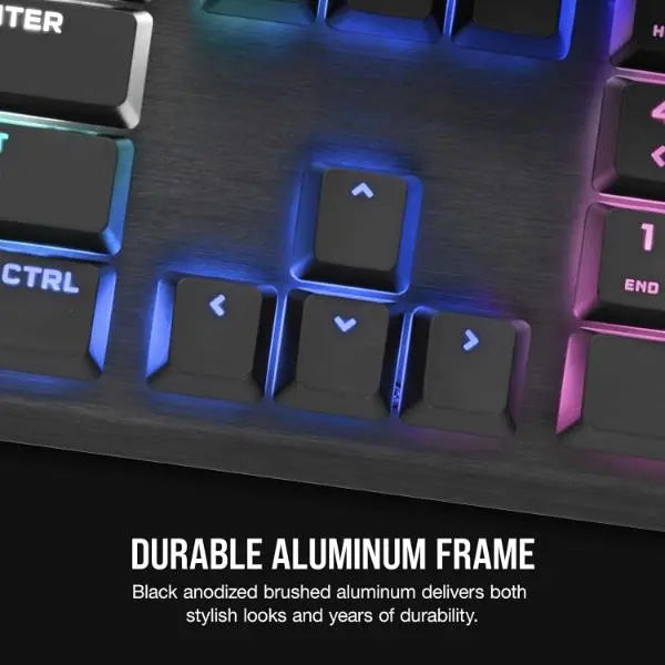 Corsair K60 RGB Pro Mechanical Gaming Keyboard Cherry MV Keyswitch PC Mac Xbox One UK - New Corsair
