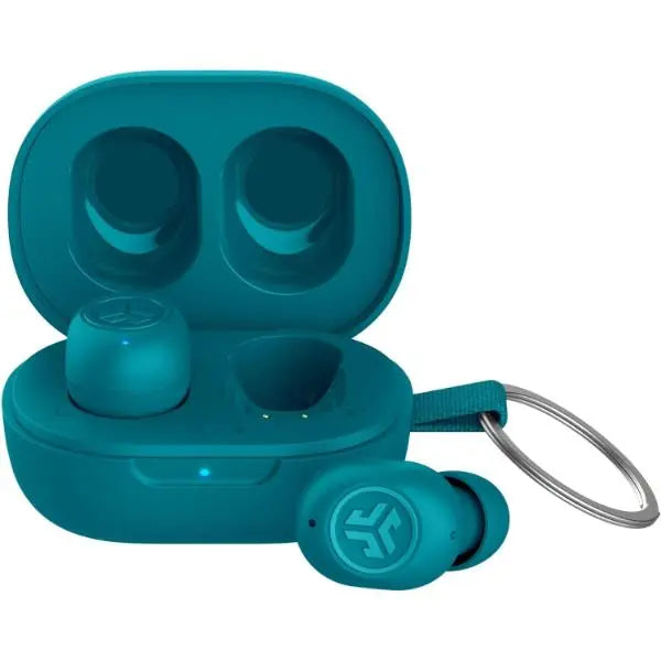 JLab JBuds Bluetooth Wireless Mini Smallest Fit Ever In-Ear Headphones - Aqua Teal Jlab