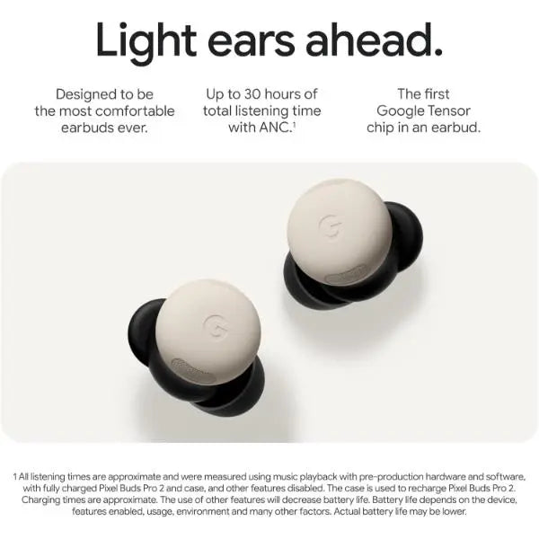 Google Pixel Buds Pro Bluetooth Wireless Active Noise Cancelling Earphones - Peony Google