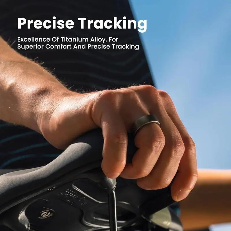 Amazfit Helio Ring Smart Ring Health Fitness Tracker Size 10 - Titanium -New Amazfit
