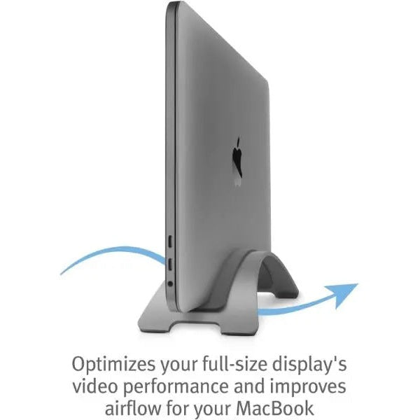 Twelve South Bookarc Vertical Desktop Stand For Macbook - Space Grey Twelve South