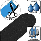 ALPIDEX Kinesiology Tape 6 Rolls - 5m x 5cm Black Elastic Muscle Support Strapping Tape - Skin Friendly - Damaged Box