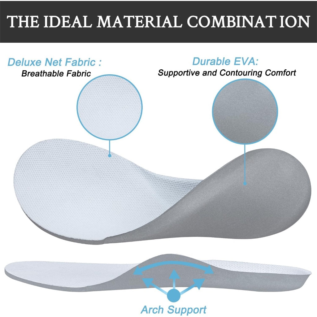 Endoto Insoles for Air Force 1 - Replacement Inserts - EU43 UK8.5 US M9.5/W11 - Damaged Box
