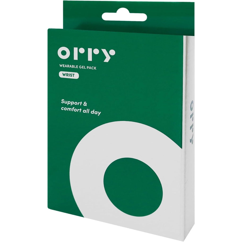ORRY Wrist Wearable Gel Pack - Heat & Cold Therapy Wrap for Pain Relief - Reusable Hot & Cold Compress - New