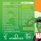 Wellkid Marvel Kids MultiVitamins - 50 Chewable Gummies - Children's Daily Health Supplement - New - BBE 02/2027