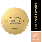 Max Factor Crème Puff Pressed Powder, 81 Truly Fair, 14g - New