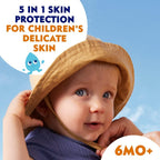 NIVEA SUN Kids Protect & Sensitive Sun Lotion SPF 50+ - 200ml Sunscreen for Sensitive Skin - Immediate Protection - New