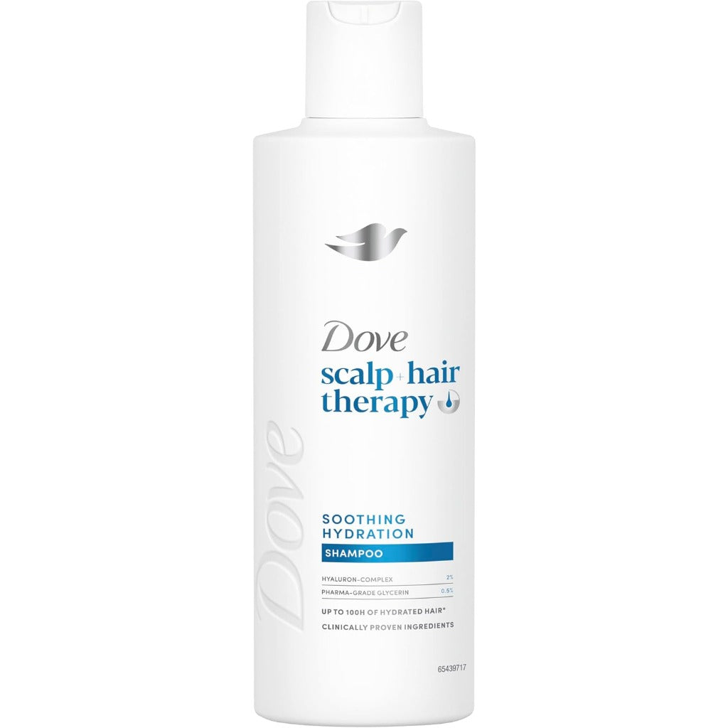 Dove Scalp + Hair Therapy Soothing Hydration Shampoo - Hyaluron-Complex, Glycerin - 250ml Hair Care - New