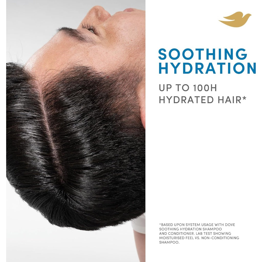 Dove Scalp + Hair Therapy Soothing Hydration Shampoo - Hyaluron-Complex, Glycerin - 250ml Hair Care - New