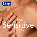 Sanex Expert Skin Health Sensitive Shower Gel 720ml x 4 Pump - Dermatologically Tested Body Wash - New