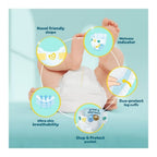 Pampers Premium Protection Nappies Size 1 Newborn 2-5kg - 180 Pack Monthly - British Skin Foundation Approved