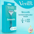 Gillette Venus Smooth Razor Shaver Women's Ladies Shaving Blades - Damaged Box