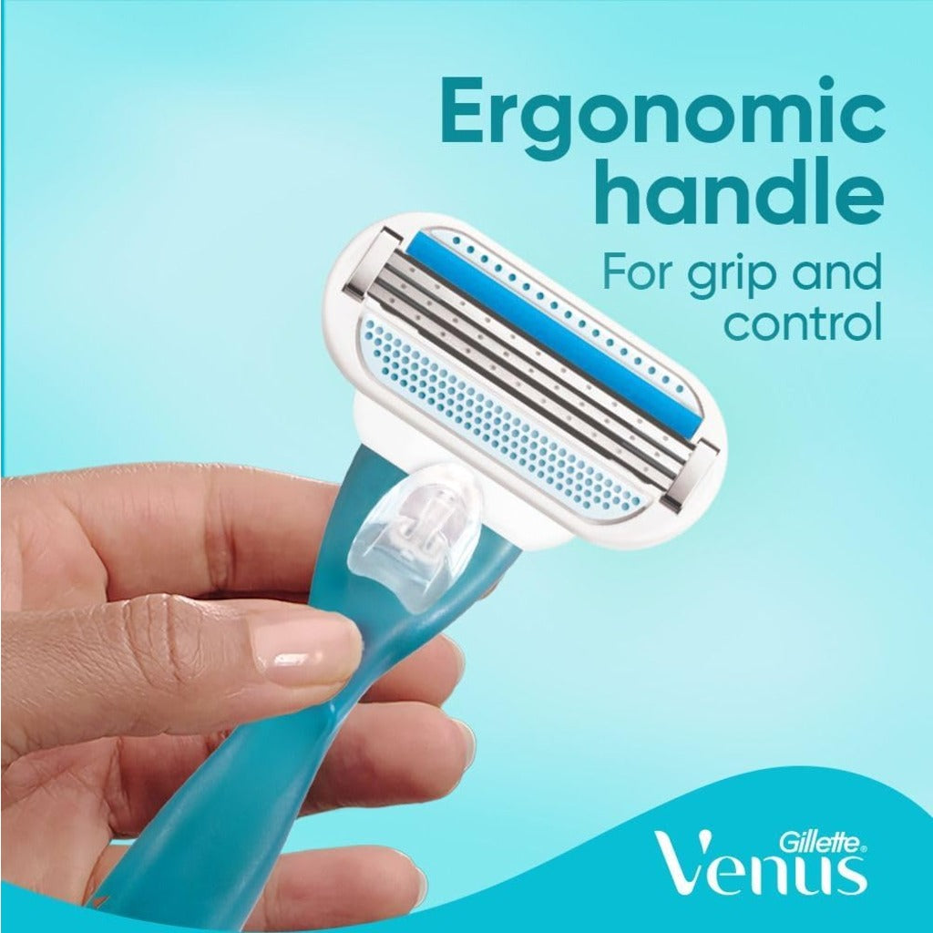 Gillette Venus Smooth Razor Shaver Women's Ladies Shaving Blades - Damaged Box