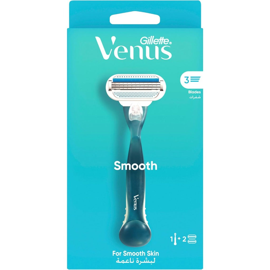 Gillette Venus Smooth Razor Shaver Women's Ladies Shaving Blades - Damaged Box