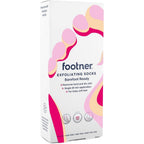 Footner Exfoliating Foot Mask Socks - Foot Peel for Hard Skin - Single 60 Minute Treatment - Smooth Soft Feet - Damaged Box
