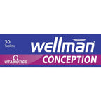 Wellman Wellman Conception Pregnancy Vitamin for Men 30count (Pack of 1) - Damaged Box - BBE 08/2027