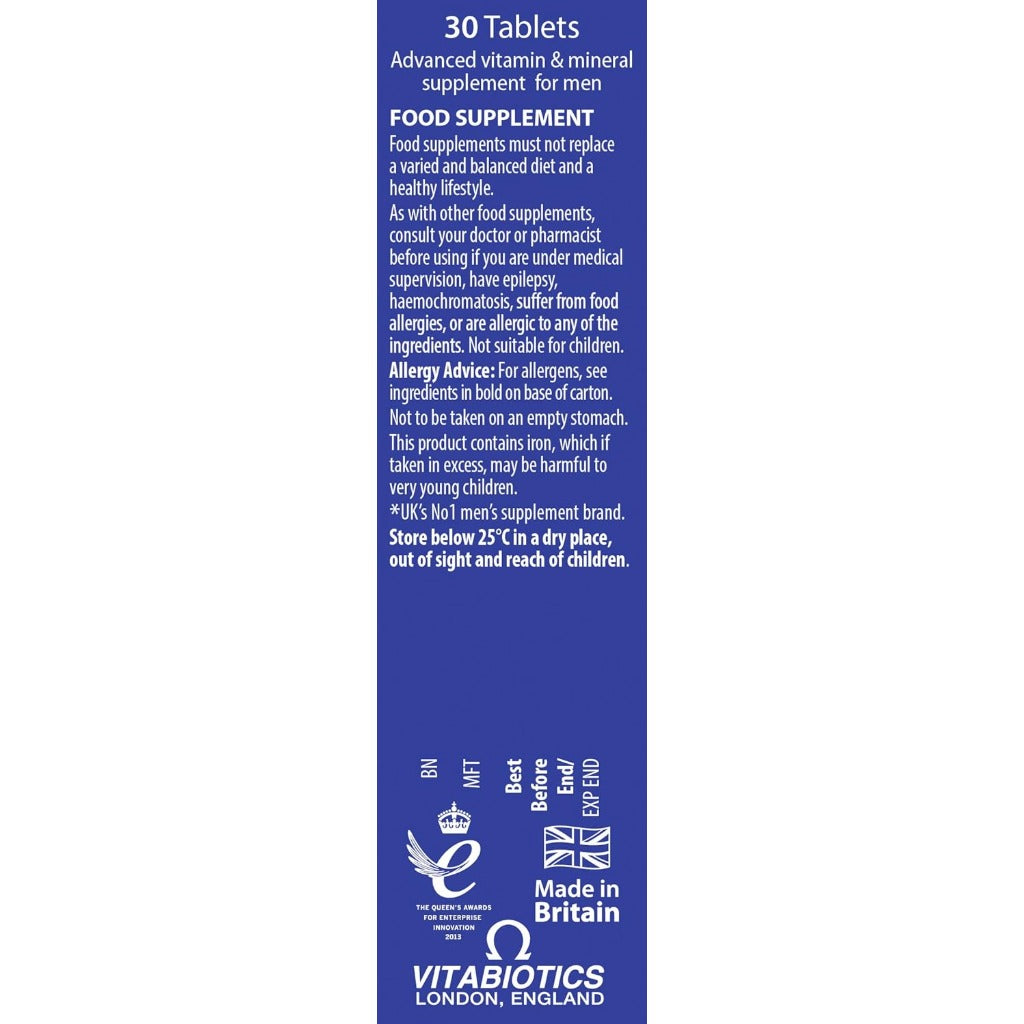 Wellman Wellman Conception Pregnancy Vitamin for Men 30count (Pack of 1) - Damaged Box - BBE 08/2027