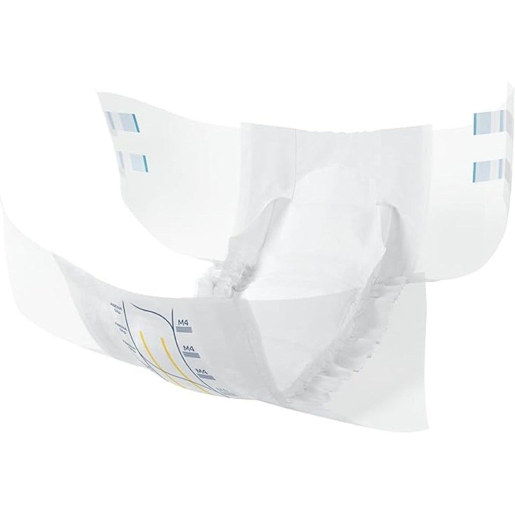 ABENA Slip Premium All-In-One Incontinence Pads - Medium 4, 70-110cm, 3600ml Absorbency, 4x 21 Pack, Eco-Labelled - Damaged Box