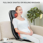 Snailax Back Massager with Heat, Deep Tissue Kneading Full Body Massage Chair, Upgraded Electric Massager for Back and Neck, Office, Home Use, Gifts for Man, Wemen - New
