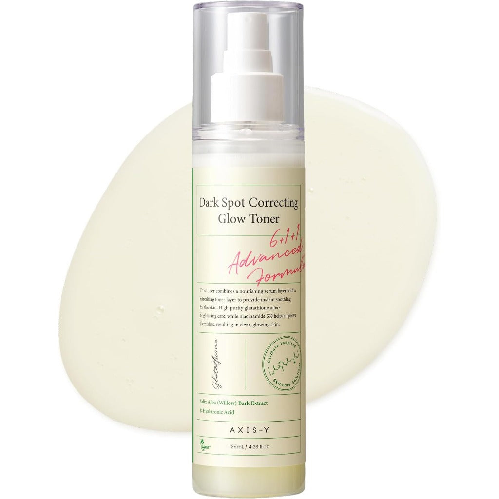 Ax-Y's Dark Spot Glow Toner 100ml - Ilios Brightening Face Skincare Solution for Pigmentation - Damaged Box - BBE 12/2028