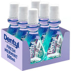 Dentyl Dual Action CPC Mouthwash - Alcohol Free - Fresh Mer-Mint - 12hr Fresh Breath - Total Care - 6x 500ml Pack - Damaged Box - BBE 02/2028