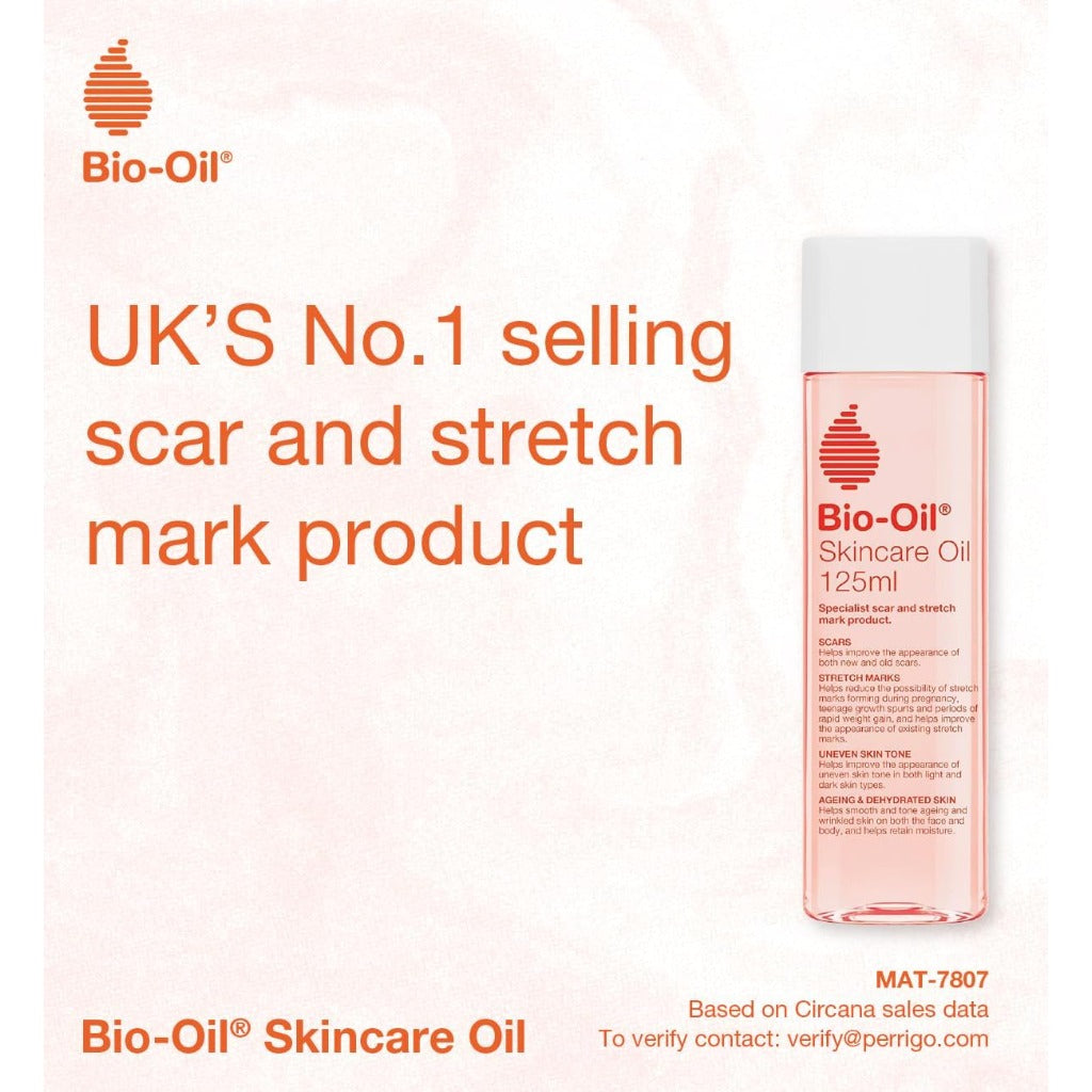 Bio-Oil Skincare Oil 200ml - Stretch Mark & Scar Treatment - Firming Body Oil with Vitamin E & A - Moisturiser Lotion - Damaged Box