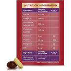 Seven Seas JointCare MAX Glucosamine Omega-3 Chondroitin Vitamins C D Manganese Zinc 30-Day Pack Supplement - Damaged Box - BBE 07/2026