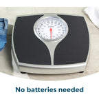 Salter 148 BKSVDR Speedo Dial Mechanical Bathroom Scale - Easy Read, Large Platform, 136kg / 21st - Good