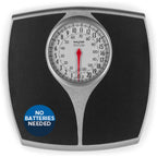 Salter 148 BKSVDR Speedo Dial Mechanical Bathroom Scale - Easy Read, Large Platform, 136kg / 21st - Good