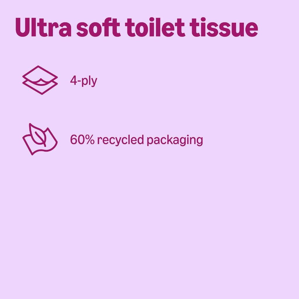 by Amazon Ultra Soft Toilet Tissue - 4-Ply - 48 Rolls (4x12) - 160 Sheets - FSC Certified Toilet Paper - Damaged Box