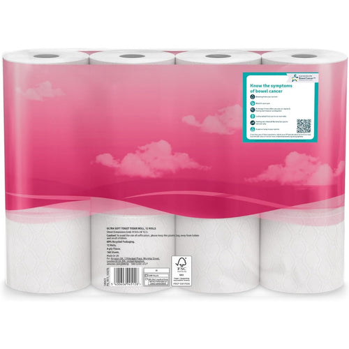by Amazon Ultra Soft Toilet Tissue - 4-Ply - 48 Rolls (4x12) - 160 Sheets - FSC Certified Toilet Paper - Damaged Box