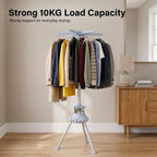 Portable Electric Clothes Dryer - 1000W Fast Drying Heated Airer Machine for Indoor Home Dorms - All Fabrics Drier - Very Good