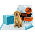 PET'S HUB Dog & Puppy Training Pads - 100 Pack - Super Absorbent, Leak-Proof, Heavy Duty, Anti-Slip Pee Mats 56x56cm - Damaged Box