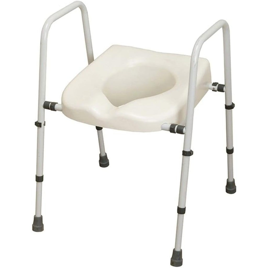 NRS Healthcare N36974 Mowbray Toilet Seat and Frame Lite - Width Adjustable - Ready Assembled - Very Good