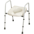 NRS Healthcare N36974 Mowbray Toilet Seat and Frame Lite - Width Adjustable - Ready Assembled - Very Good