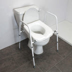 NRS Healthcare N36974 Mowbray Toilet Seat and Frame Lite - Width Adjustable - Ready Assembled - Very Good