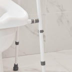 NRS Healthcare N36974 Mowbray Toilet Seat and Frame Lite - Width Adjustable - Ready Assembled - Very Good