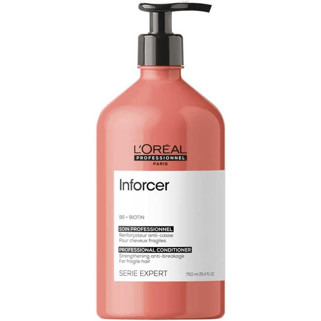 L'Oreal Serie Expert Inforcer Conditioner 750ml - Hair Strengthening Vitamin B6 Biotin Treatment - New