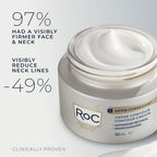 RoC Derm Correxion Contour Cream - Firming Moisturiser Face & Neck with Retinol - 50ml Anti-Aging Cream - Damaged Box