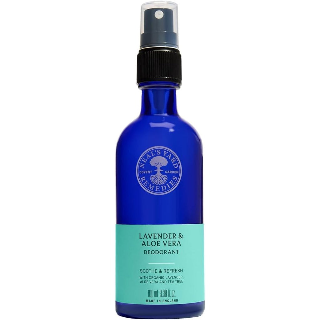 Neal's Yard Remedies Lavender & Aloe Vera Deodorant - Natural Roll-On - Vegan - 100ml - New