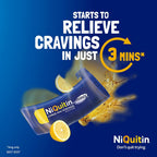 NiQuitin 4mg Minis Citrus Lozenges - 3x20 Pack - Nicotine Oral Stop Smoking Aid - Craving Relief - Damaged Box - BBE 03/2027