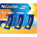 NiQuitin 4mg Minis Citrus Lozenges - 3x20 Pack - Nicotine Oral Stop Smoking Aid - Craving Relief - Damaged Box - BBE 03/2027